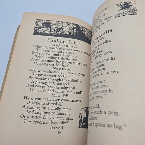 1930 Antique Poetry Book One Hundred Best Poems for Boys and Girls B Hereford - Picture 9 of 12